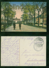 Berlin farb-AK Unter den Linden Brandenburger Tor 1916 Feldpost (d8900)