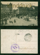 Berlin sw-AK Friedrichstrasse Ecke Unter den Linden Feldpost 1917 (d8904)