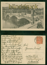 Berlin sw-AK Nationalgalerie und Friedrichs-Brcke 1921 nach Wien (d8905)