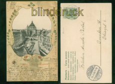 Berlin sw-AK Dom mit Burgstrasse 1904 nach Dresden (d8907)