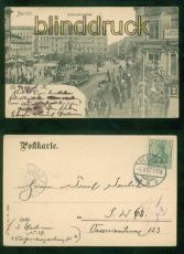 Berlin sw-AK Alexanderplatz 1907 Ortspostkarte (d8912)