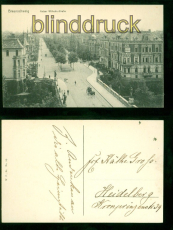 Braunschweig sw-AK Kaiser-Wilhelm-Strasse ungelaufen (d9177)
