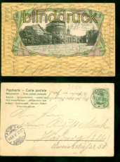 Goslar sw-AK Achtermann 1905 nach Harburg (d9207)