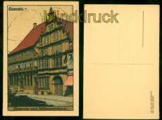 Hameln farb-AK Museum und Stiftsherrenhaus ungebraucht (d9249)