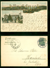 Bad Harzburg Harz farb-AK drei Ansichten Hotel Burgberg ungebraucht (d9254)