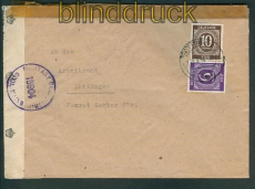 all. Besetz. Gemeinschaftsausgaben Zensurbrief G�ttingen 1946 (26153)