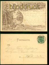 Hannover Vorlufer-AK Thiergarten Kirchrode vier Ansichten 1894 nach Varel(d9208