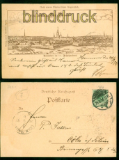Hannover AK Hannover im 17. Jahrhundert Kupferstich 1898 nach Cln (d9215)