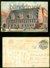 Hannover farb-AK Altes Rathaus Feldpost 1915 (d9216)