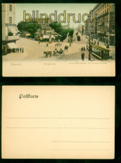 Hannover farb-AK Georgstrasse ungebraucht ca. 1910 (d9223)