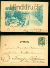 Hannover sw-AK Georgstrasse 1901 nach Drenzig bei Grangen (d9224)