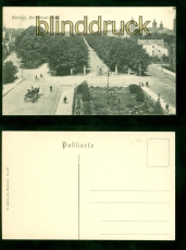 Hannover sw-AK Herrenhuser Allee ungebraucht ca. 1910 Erster Weltkrieg (1914-1918)