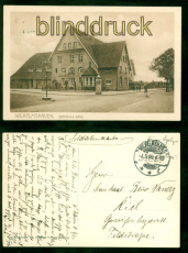 Wilhelmshaven sw-AK Seemanns-Haus Soldatenkarte 1909 nach Kiel (d9295)