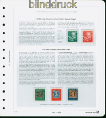 Bund postfrische Sammlung 1949 bis 1969 incl. Posthorn geprft Schlegel (53224)