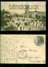 Freiburg farb-AK Partie bei der Kaiserbrcke 1908 nach Speyer (d8560)