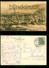 Freiburg i. Br. sw-AK Blick vom Lorettoberg 1906 nach Durlach (d8566)