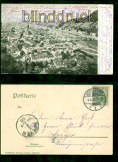 Heidelberg sw-AK von der Terasse aus 1906 nach Speyer (d8589)