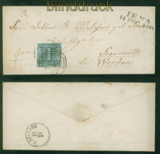 Thurn & Taxis Mi # 11 EF aus Jena 1858 # Stempel 234 nach Werdau (53278)