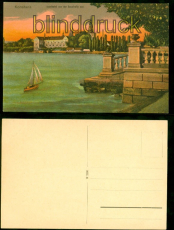 Konstanz farb-AK Inselhotel von der Seestrae aus ungebraucht (d8618)