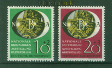 Bund Mi #  141/42 postfrisch NABA Wuppertal (53367)