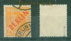 Berlin Mi #  27 Rotaufdruck gestempelt gepr. Schlegel BPP (53370)