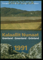 Grnland Jahrbuch 1991 postfrisch  (53351)