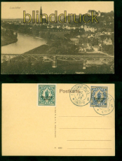Landshut sw-AK Totalansicht 1922 (d8752)