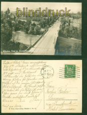 Mnchen sw-AK Total mit Maximilianstrasse 1925 nach Innsbruck (d8755)