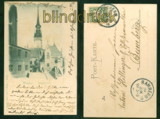 Mnchen sw-AK Standesamt 1900 nach Bamberg (d8791)
