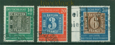 Bund Mi #  113/15 gestempelt 100 Jahre Deutsche Briefmarken (53507)