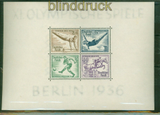 dt. Reich Mi # Block  5 Olympia-Block postfrisch (53445)