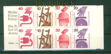 Bund Markenheftchen Mi #  20 b oZ postfrisch Unfallverhtung (53501]
