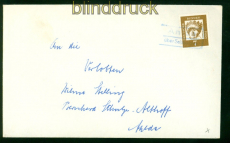 Bund Landpoststempel Ahlde ber Salzbergen Ortsbrief 1962 (53486)