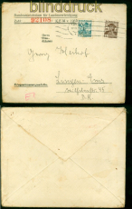 sterreich Umschlag fr den Versand der Kriegserinnerungsmedaille 1935 (53518)