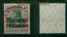 Deutsche Post in Marokko Mi # 40 gestempelt Aufdruckmarke (53556)
