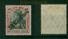 Deutsche Post Trkei Mi # 51 ungebraucht mit Falz Aufdruckmarke (53572)