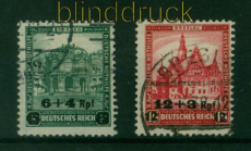 dt. Reich Mi # 463/64 gestempelt Nothilfe 1932 (53658)