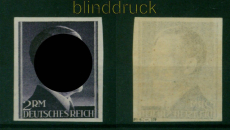 dt. Reich Mi # 800 U postfrisch 1 RM ungezhnt geprft Peschl BPP (53680)