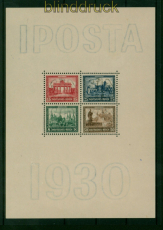 dt. Reich Mi # Block 1 postfrisch IPOSTA-Block 1930 (53682)