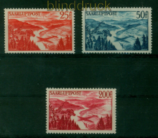 Saarland Mi # 252/54 postfrisch Saar III Flugpostmarken (53716)