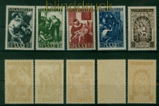 Saarland Mi # 267/71 postfrisch Volkshilfe 1949 (53717)