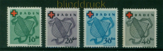 franz. Zone Baden Mi # 42/45 A postfrisch Rotes Kreuz (53747)