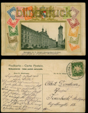Ursberg farb-AK Mutterhaus der St. Josephs Congregation 1908 n Feuerbach(d9880)