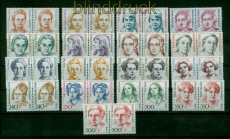 Berlin Mi # 770/849 postfrisch Frauen waagerechte Paare (54002)
