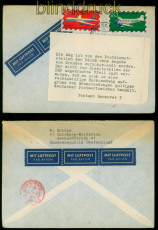 Bund Postkrieg Mi #  576/77 in die UDSSR Duisburg 1969  mit allen Stempeln(54006