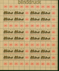 DDR Markenheftchenbogen Mi # 18 postfrisch Sozphilex 1985 (54230)