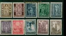 sterreich Mi #  791/800 gestempelt Wiederaufbau Stephansdom (54237)