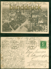 Nrnberg sw-AK Gesamtansicht 1918 nach Tirschenreuth (d8811)