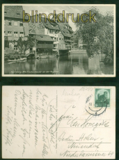 Nrnberg sw-AK Alte Fischerhuser an der Pegnitz 1935 nach Berlin (d8812)
