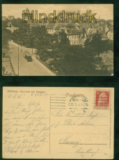 Nrnberg sw-AK Panorama vom Hallerthor 1913 nach Nancy in Frankreich (d8819)